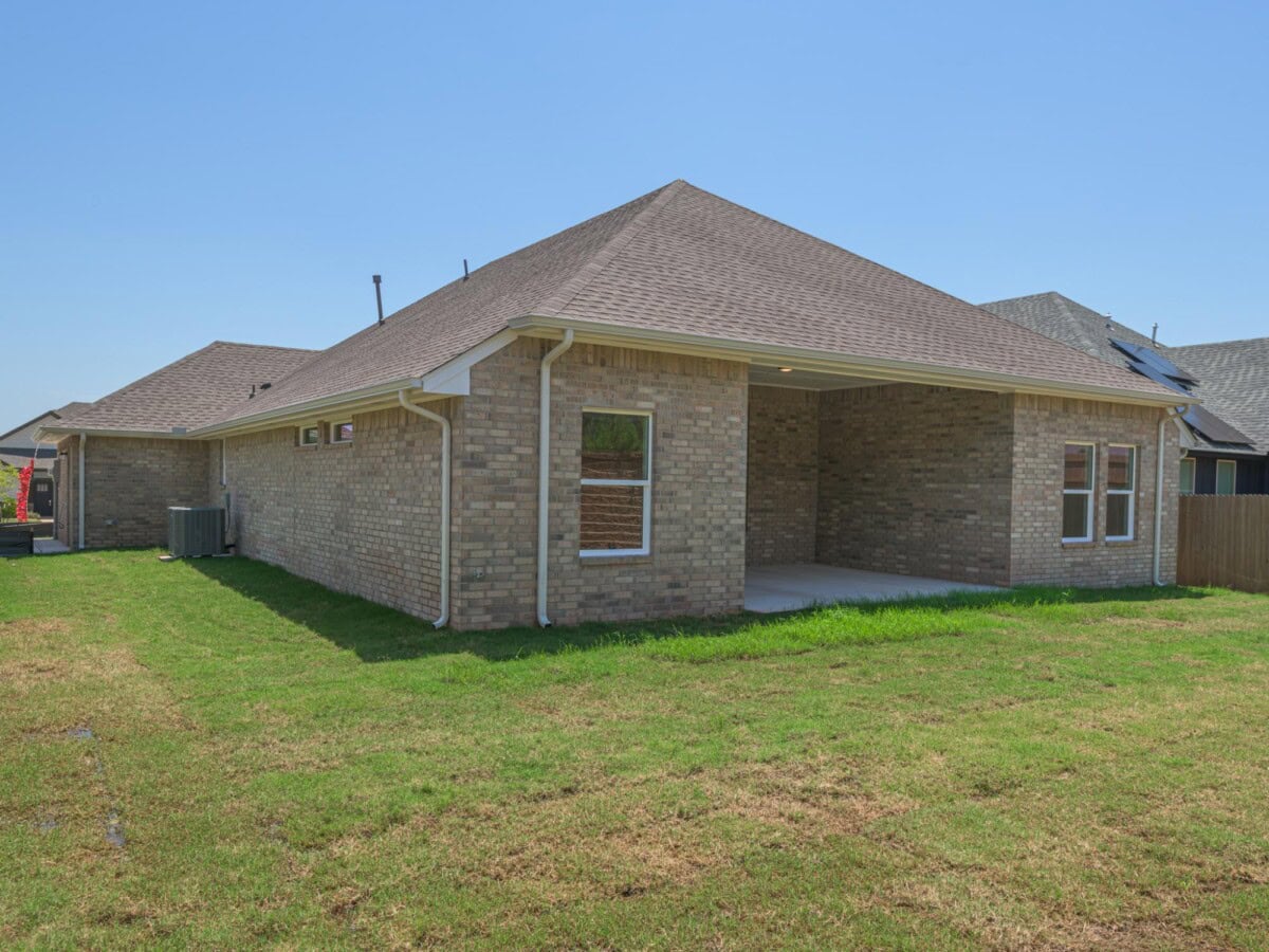 A large brick house