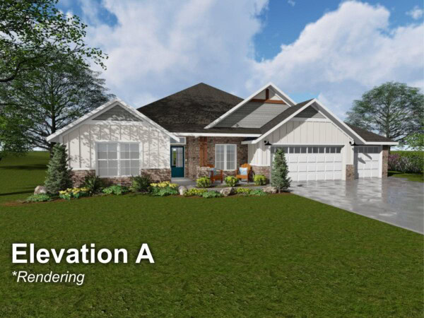 Elevation b - new home plan - new home plans - new home plans - new