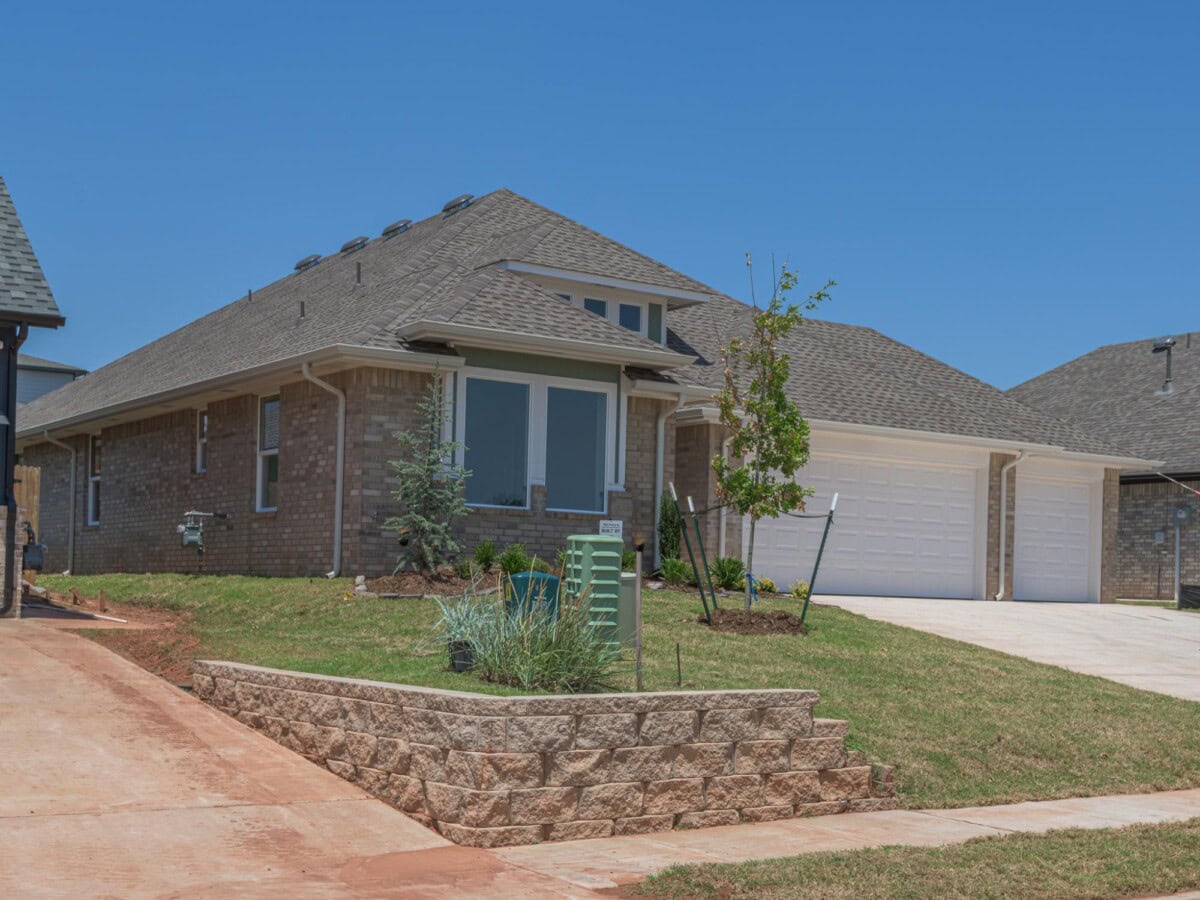 A house with a garage and a driveway